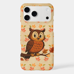 Cute, vintage whimsical fall/autumn owl