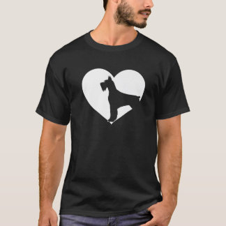 Cute Vintage Who Loves Dogs Black Dog Funny White T-Shirt