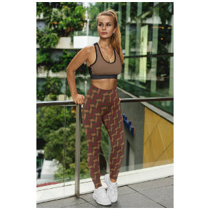 Cute Vintage Yoga Exercise Leggings