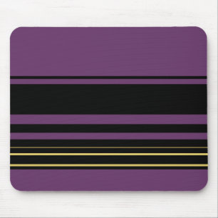 Cute violet stripes mouse mat