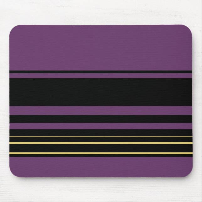 Cute violet stripes mouse mat (Front)