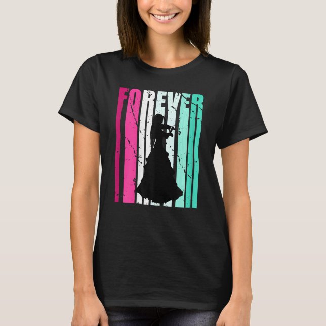 Cute Violinist Forever Cute Violin Coaching Coach  T-Shirt (Front)