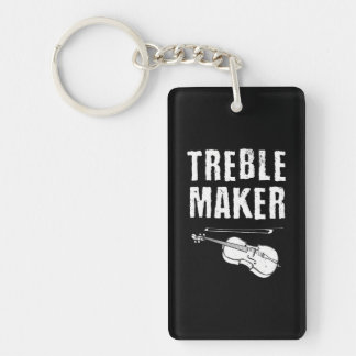 Cute Violinist Violin Lover Music Viola Player Key Ring