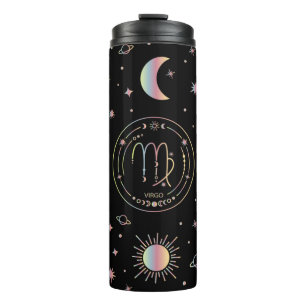 Cute Virgo Zodiac Sign Thermal Tumbler