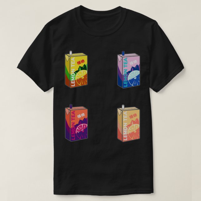 Cute Vita Lemon Tea Pack T-Shirt (Design Front)