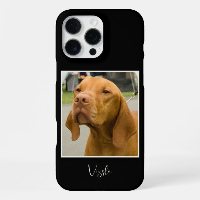 Cute Vizsla Photo iPhone Case (Back)