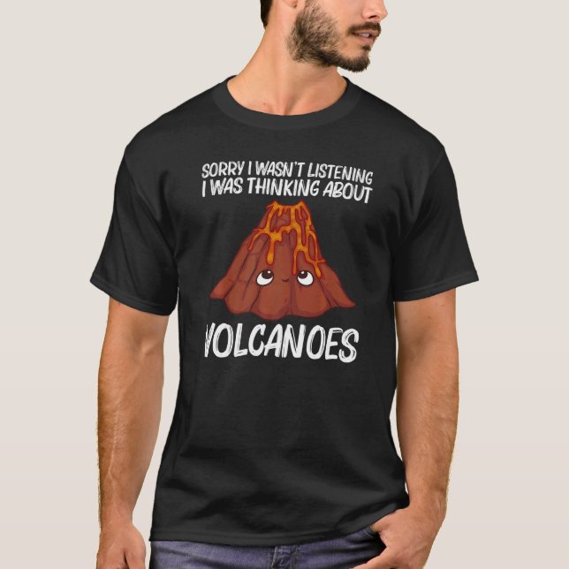Cute Volcano For Men Women Volcanologist Volcanic  T-Shirt (Front)