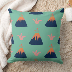 Cute Volcanoes Design Cushion