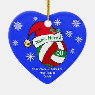 Cute Volleyball Christmas Ornaments PERSONALIZED