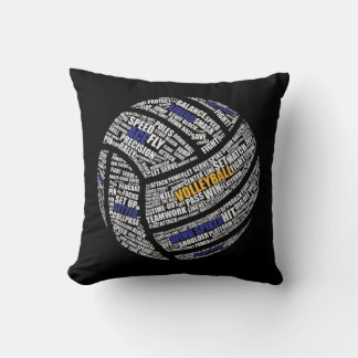 Cute Volleyball Design For Men Women Volleyball Pl Cushion