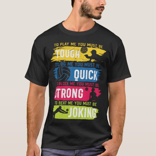 Cute Volleyball T-Shirt (Front)