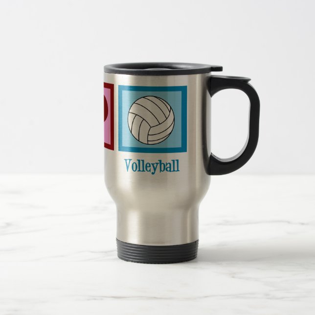Cute Volleyball Travel Mug (Right)