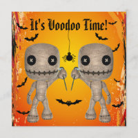 Cute Voodoo Dolls, Bats & Spider Halloween Party