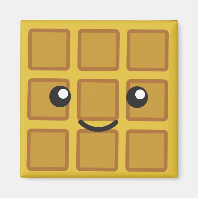 Cute Waffle Magnet (Front)
