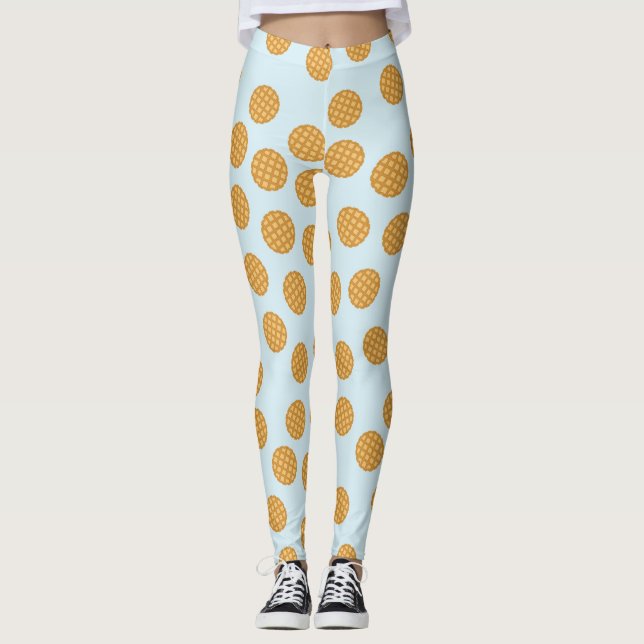 Cute Waffles Leggings (Front)