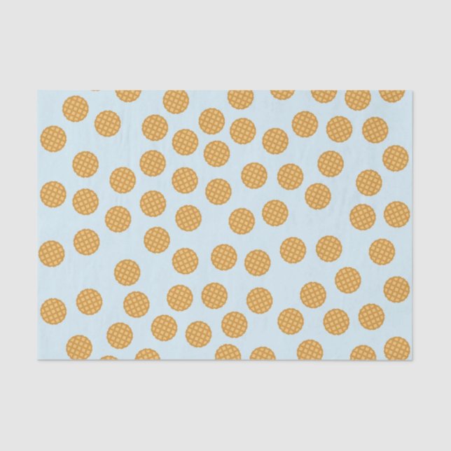 Cute Waffles Tissue Paper (Front)