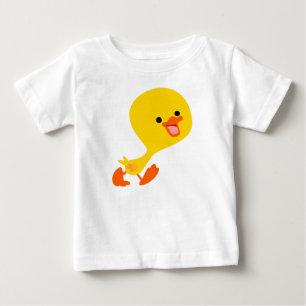 Cute Walking Cartoon Duckling Baby T-Shirt