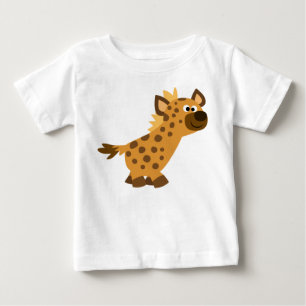 Cute Walking Cartoon Hyena Baby T-Shirt
