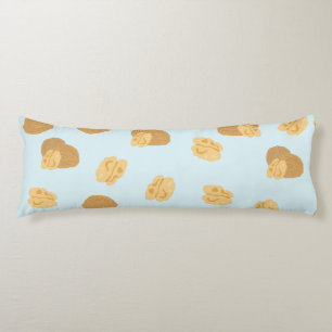 Cute Walnuts Nut Pattern Body Cushion