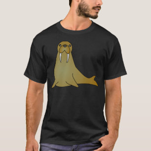 Cute Walrus Cartoon T-Shirt