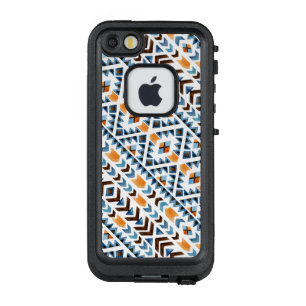 Cute watercolor aztec pattern LifeProof FRÄ’ iPhone SE/5/5s case