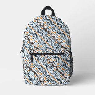 Cute watercolor aztec pattern printed backpack