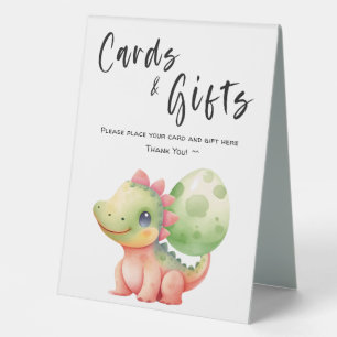 Cute Watercolor Baby Dinosaur Baby Shower