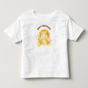 cute watercolor baby triceratops dino toddler T-Shirt
