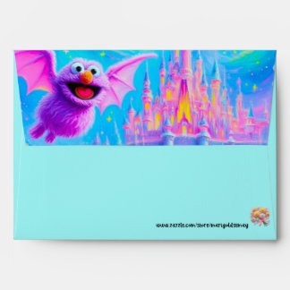 Cute Watercolor Bat Envelopes