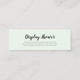 Cute watercolor bears Display shower card insert