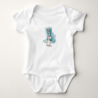 Cute Watercolor Bunny Baby Bodysuit