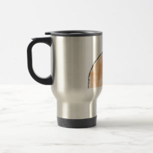 Cute Watercolor Cat Illustration Travel Mug