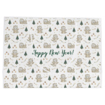 Cute Watercolor Christmas Dragon Kids Baby