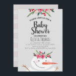 Cute Watercolor Christmas Snowman in Winter Invitation<br><div class="desc">This adorable design features a unique watercolor-style snowman wearing a Christmassy garland,  as well as space for you to personalise the item with your information. The perfect Christmas or festive themed baby shower invitations!</div>