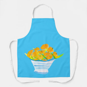 Cute watercolor Christmas trees Apron