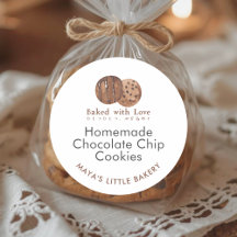 Cute Watercolor Cookie Bakery Product Name