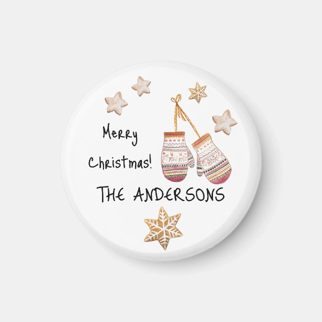 Cute Watercolor Country Rustic Illustrations Magnet (Front)