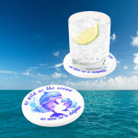 Cute Watercolor Dolphins Quote |