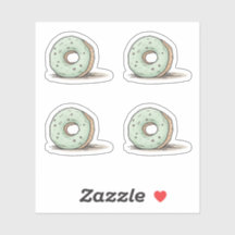 Cute Watercolor Doughnut