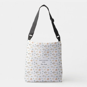 Cute Watercolor Fish Best Teacher Ever Crossbody Bag