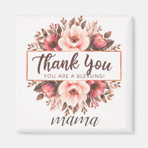 Cute watercolor flowers happy mother's day#2 magnet