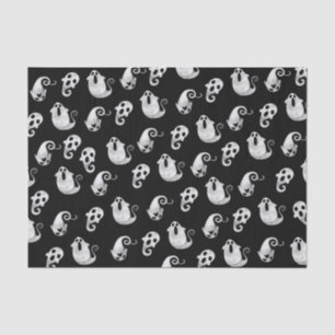 Cute Watercolor Ghosts & Ghouls Halloween Tissue Paper