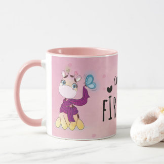Cute Watercolor Giraffe Mug