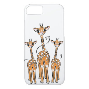 Cute watercolor Giraffes iPhone 8/7 Case