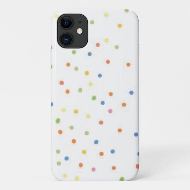 Cute watercolor iPhone case (Back)