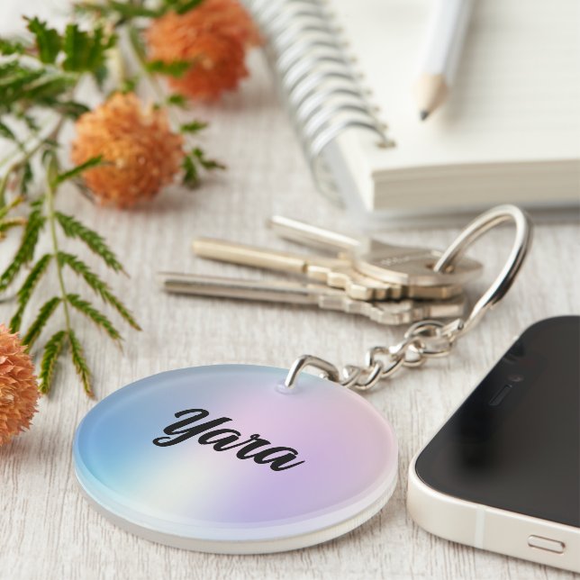 Cute Watercolor  Keychain (Front Right)