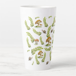 Cute watercolor mushroom pattern  coffee mug