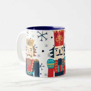 Cute Watercolor Nutcracker Holiday Mug