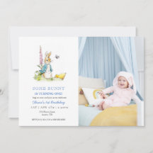 Cute Watercolor Peter Rabbit  1st birthday