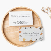 Cute Watercolor Pets Dogs Pet Sitter Dog Walker